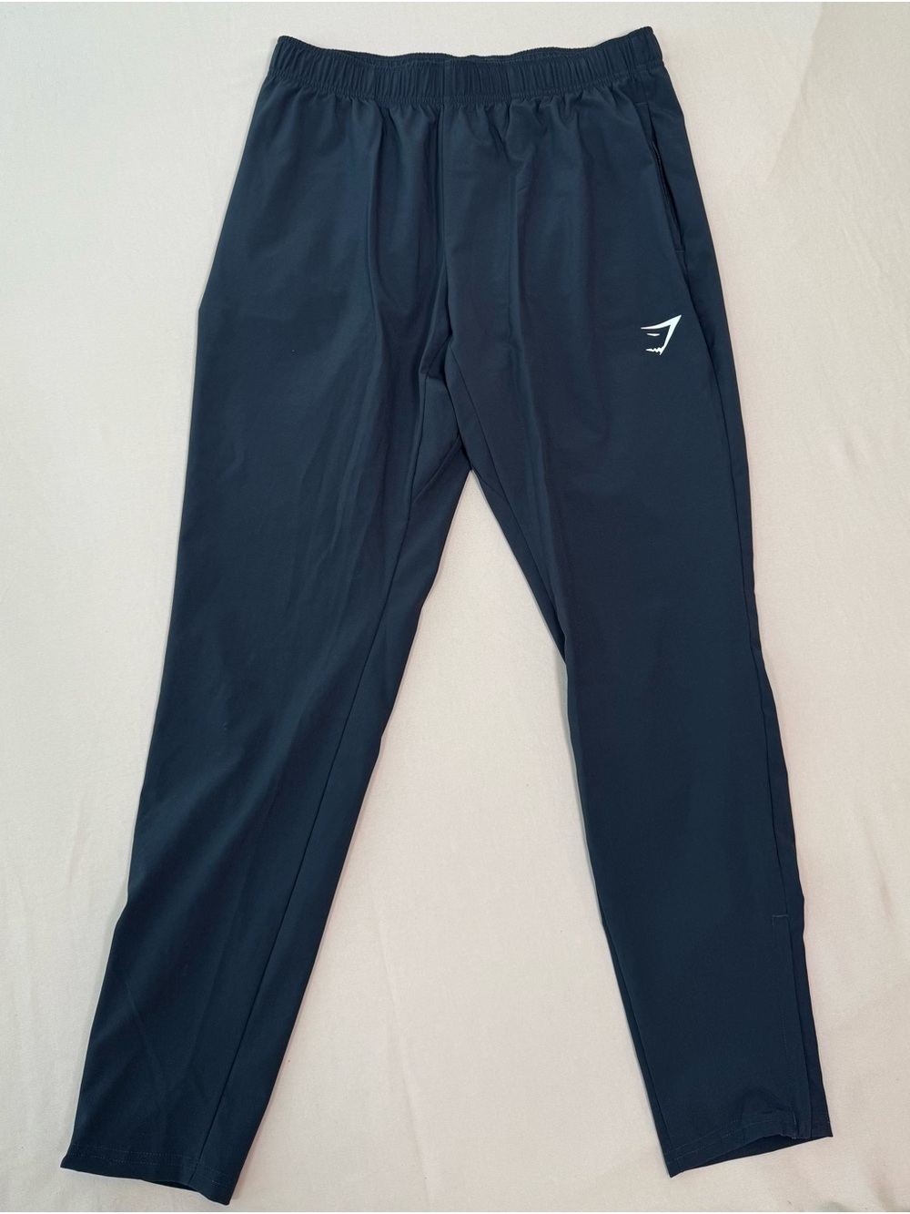Gymshark Men’s Black Arrival Woven Jogger, Size Medium.